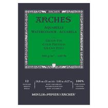 Bloco Aquarelle Arches 5090 300gr Grain Fin Canson Bloco Aquarelle Arches 5090 300gr Grain Fin Canson