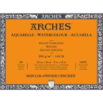 Bloco Arches Papel Aquarela Rough Torchon 23X31cm 20 Folhas A1795085