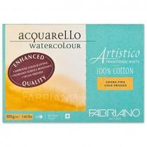 Bloco Artístico Fabriano VF GF 300g/m² 18X26cm 20Fls Bloco Artístico Fabriano VF GF 300g/m² 18X26cm 20Fls
