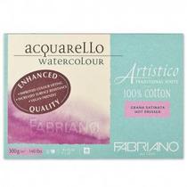 Bloco Artístico Fabriano VF Satinado 300g/m² 18X26cm 20Fls