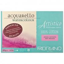 Bloco Artístico Fabriano VF Satinado 300g/m² 31X41cm 20Fls Bloco Artístico Fabriano VF Satinado 300g/m² 31X41cm 20Fls