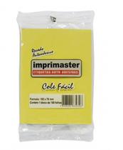 Bloco Auto Adesivo 102x76mm C/100Fls Amarelo - Imprimaster Bloco Auto Adesivo 102x76mm C/100Fls Amarelo - Imprimaster