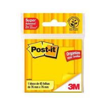 Bloco auto adesivo 76x76 cores - post-it 654 - 3m