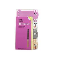 Bloco Auto Adesivo Sticker para Recados e Organização Modelo Bichinhos Fofos