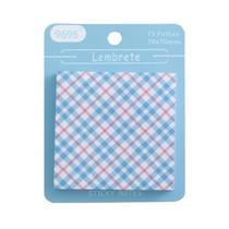 Bloco Auto Adesivo Xadrez - Azul