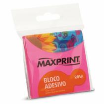 Bloco Autoadesivo 76x76mm Rosa Neon 100 fls - Maxprint Bloco Autoadesivo 76x76mm Rosa Neon 100 fls - Maxprint