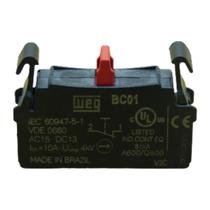 Bloco Auxiliar Weg Bc01-Csw Nf Simples para Botão Emergência