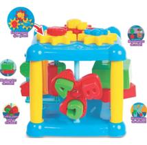 Bloco Baby Cubo De Atividades Colorido Brinquedo Educativo