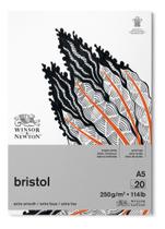 Bloco Bristol Extra Liso 250g 20 Folhas Winsor Newton A5