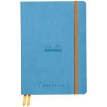 Bloco Bullet Journal Goalbook Rhodia Couro Turquoise
