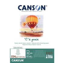 Bloco c à Grain A3 com 30 Folhas 224 G/m Grão Fino Canson C400060602 1 ed