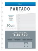 Bloco Caderno Inteligente Universitário Cinza 90 Gramas 50 Folhas Tilibra