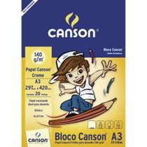 Bloco Canson 140 g/m² 20 Fls A3 Creme
