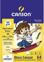 Bloco canson 140 gramas 20 folhas