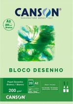 Bloco Canson A2 Branco 20 Folhas Bloco Canson A2 Branco 20 Folhas