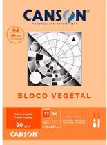 Bloco Canson A4 Translúcido 50 Folhas Vegetal 90 Bloco Canson A4 Translúcido 50 Folhas Vegetal 90