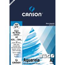 Bloco Canson Aquarela - Mix Media Linha Universitária 300g/m² A2 com 12 Folhas - 66667182