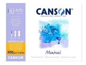 Bloco Canson Aquarela Montval 300g 24x32 cm 12 Folhas