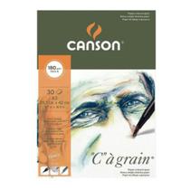 Bloco Canson C a Grain 180g c/ 30 Folhas Branco A3 Bloco Canson C a Grain 180g c/ 30 Folhas Branco A3