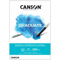 Bloco Canson Graduate Aquarela 250g A3 20f Canson