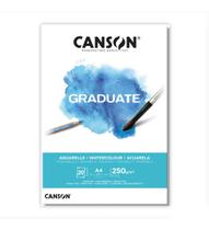 Bloco Canson Graduate Aquarela 250g A4 20f Canson