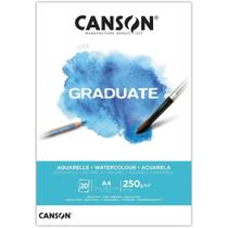 Bloco Canson Graduate Aquarela 250g A4 20f Canson Bloco Canson Graduate Aquarela 250g A4 20f Canson