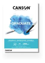 Bloco Canson Graduate Aquarela 250g A5 20f Canson Bloco Canson Graduate Aquarela 250g A5 20f Canson