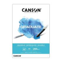 Bloco Canson Graduate Aquarelle A5 250grs 20fls