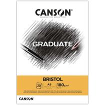 Bloco Canson Graduate Bristol 180g A5 20f Canson
