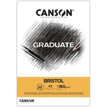 Bloco Canson Graduate Bristol A5 180grs 20fls Bloco Canson Graduate Bristol A5 180grs 20fls