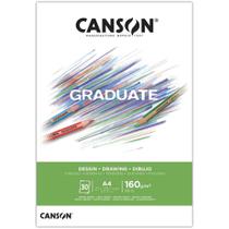 Bloco Canson Graduate Desenho 160g A4 30f Canson
