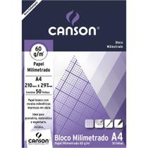 Bloco Canson Papel Milimetrado A4 60 g/m 50 Fls 66667083 Bloco Canson Papel Milimetrado A4 60 g/m 50 Fls 66667083