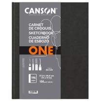 Bloco Canson para Esboço - Art Book One Preto 100g/m² 27,9 x 35,6 cm - 200006424