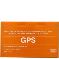 Bloco Carnê GPS 2 Vias 12 Guias 204X104mm Un - Tilibra Bloco Carnê GPS 2 Vias 12 Guias 204X104mm Un - Tilibra