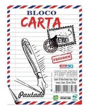 Bloco Carta Pautado com 50 Fls Grande São Domingos Pt com 10 Bloco Carta Pautado com 50 Fls Grande São Domingos Pt com 10