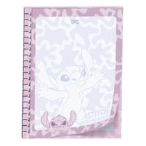 Bloco Carta Universitário Smart Stitch A4 48 Folhas Caderno Inteligente Escolar Disney Juvenil
