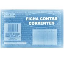 BLOCO - CONTA CORRENTE - 5x8 - 100 FOLHAS - FORMATO: 203x127mm - SAO DOMINGOS 6127.5