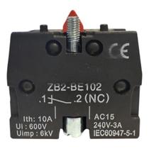 Bloco contato zb2 be 102 1nf vermelho lukma