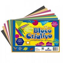 Bloco Criativo 32 Folhas A3 8 Cores 120GR 5663RL - Romitec Bloco Criativo 32 Folhas A3 8 Cores 120GR 5663RL - Romitec