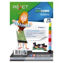 Bloco Criativo A4 75 Gramas c/ 32 Folhas - Eco Cores - Ridet
