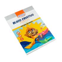 Bloco criativo tom pastel A4 120gr 6 cores BRW - 25 folhas