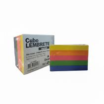 BLOCO CUBO LEMBRETE NEON 600FL - 75G - NEON 92mm x 82mm BLOCO CUBO LEMBRETE NEON 600FL - 75G - NEON 92mm x 82mm
