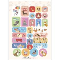 Bloco de adesivos de pets