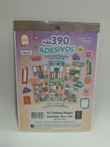 Bloco de Adesivos Decorados com + de 390 Unidades - Tilibra Bloco de Adesivos Decorados com + de 390 Unidades - Tilibra