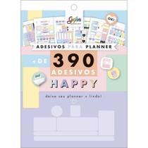 Bloco de Adesivos Decorados para Planners Happy Tilibra