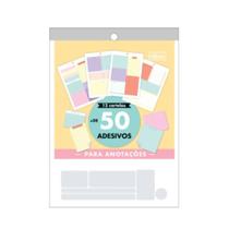 Bloco de adesivos para anotações (50 adesivos)
