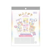 Bloco de adesivos para planner Happy (390 adesivos)