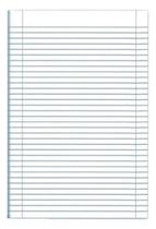 Bloco De Almaço Com Margem E Pauta - 400 Folhas - Tamanho A4