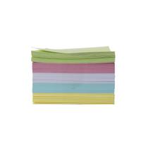 Bloco de anotacao de papel com 500 folhas coloridas 76x76mm Bloco de anotacao de papel com 500 folhas coloridas 76x76mm