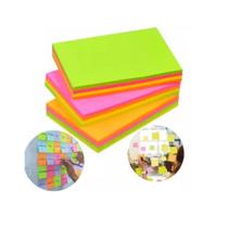 Bloco De Anotação Sticker Adesivo Retangular Com 1000 Folhas Bloco De Anotação Sticker Adesivo Retangular Com 1000 Folhas